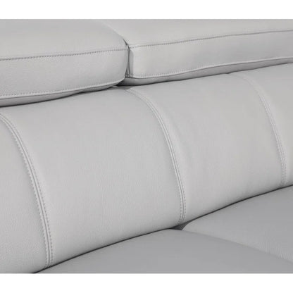 Luxury Sofa Sets: Hawkesbury Common 3-Piece Top Grain Italian Leather Sofa Set with Adjustable Headrests