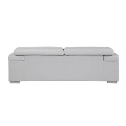 Luxury Sofa Sets: Hawkesbury Common 3-Piece Top Grain Italian Leather Sofa Set with Adjustable Headrests
