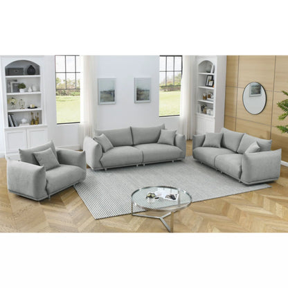 7 Seater Sofa Set: 3-Piece Living Room Furniture Collection Set