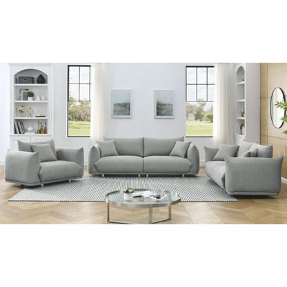 7 Seater Sofa Set: 3-Piece Living Room Furniture Collection Set