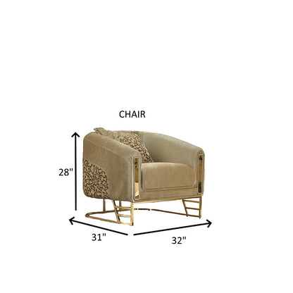 Luxury Sofa Sets: Luxury Velvet 3-Piece Sofa Set with Gold Legs – Sofa, Loveseat & Chair