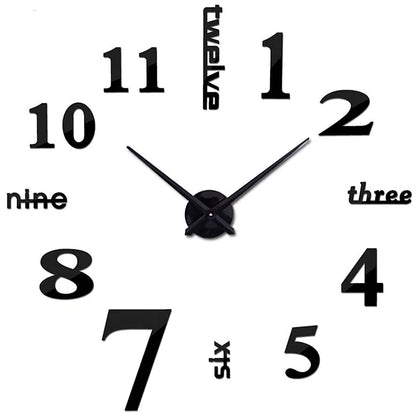 Home Decor: 3D Wall Clock