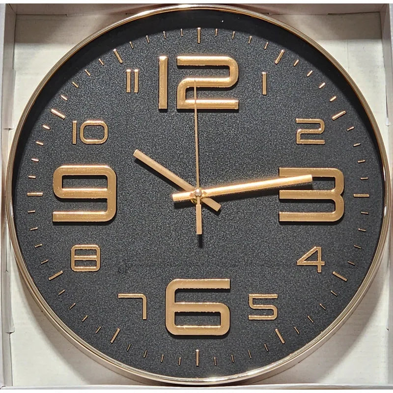 Home Decor: Black Wall Clock