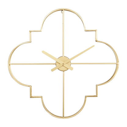 Home Decor: Gold Metal Wall Clock