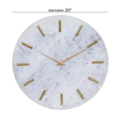 Home Decor: Marble Wall Clock