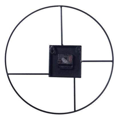 Home Decor: Metal Wall Clock Round Frame