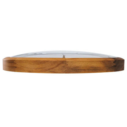 Home Decor: Round Wooden Wall Clock