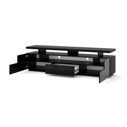tv panel: Modern tv panel with Storage, fits TVs up to 78 Inches