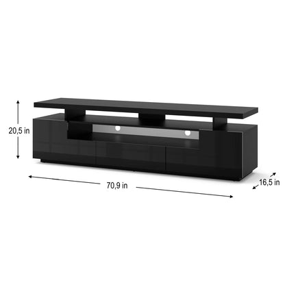 tv panel: Modern tv panel with Storage, fits TVs up to 78 Inches