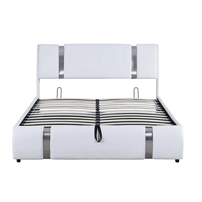 Hydraulic Bed: Aarav Upholstered Storage Bed