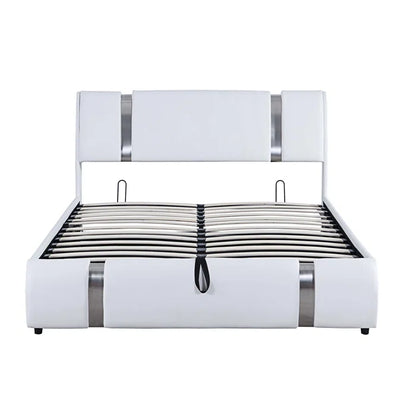 Hydraulic Bed: Aarav Upholstered Storage Bed
