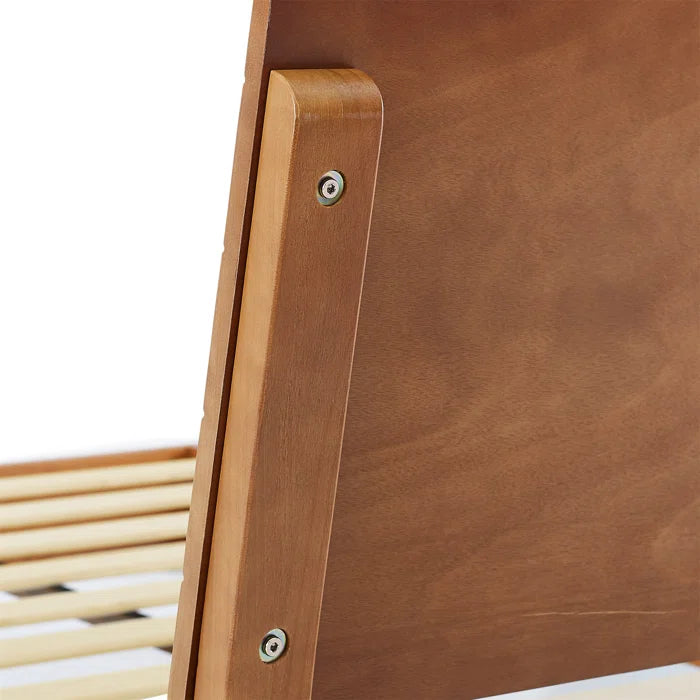 Hydraulic Bed: Addis Platform Bed with Adjustable Height Headboard for Bedroom
