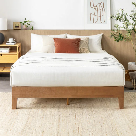 Hydraulic Bed: Amaryn Solid Wood Bed
