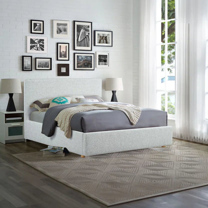 Hydraulic Bed: Barclay Upholstered Storage Bed