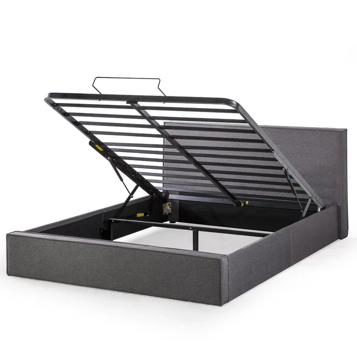 Hydraulic Bed: Boryschtsck Upholstered Storage Bed