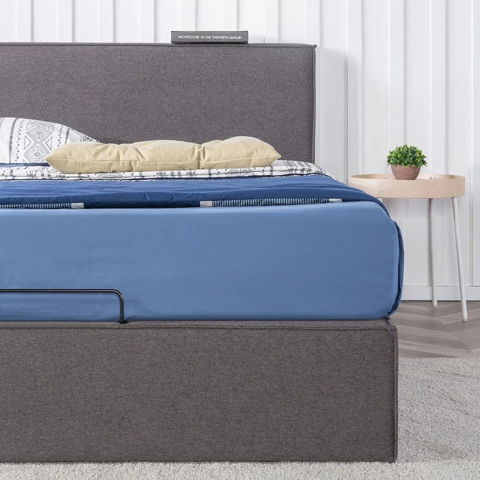 Hydraulic Bed: Boryschtsck Upholstered Storage Bed