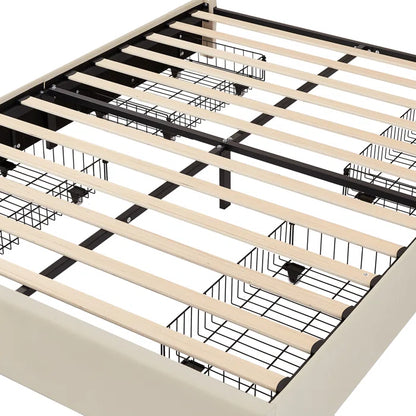 Hydraulic Bed: Upholstered Storage Bed