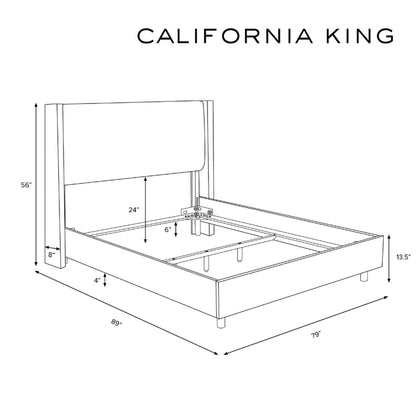 Hydraulic Bed: Hanson Upholstered Bed