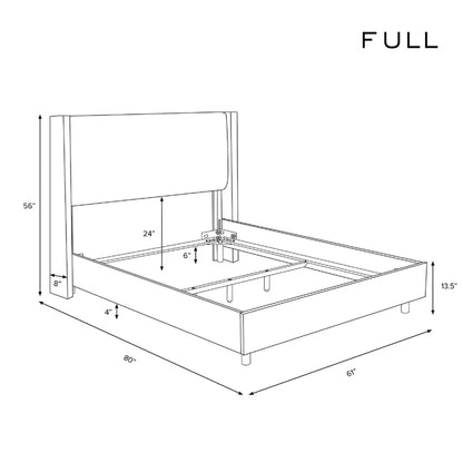 Hydraulic Bed: Hanson Upholstered Bed