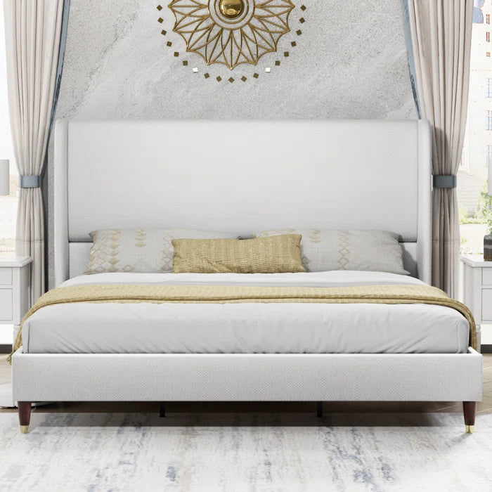 Hydraulic Bed: Jadein Upholstered Bed