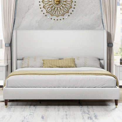 Hydraulic Bed: Jadein Upholstered Bed