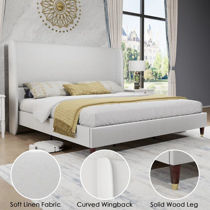Hydraulic Bed: Jadein Upholstered Bed