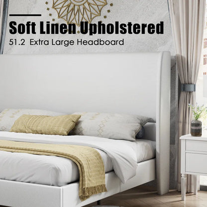 Hydraulic Bed: Jadein Upholstered Bed