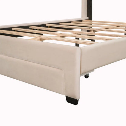 Hydraulic Bed: Kroeker Upholstered Storage Bed