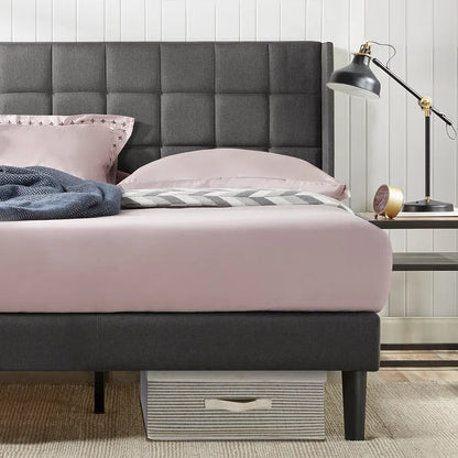 Hydraulic Bed: Martinez Upholstered Bed