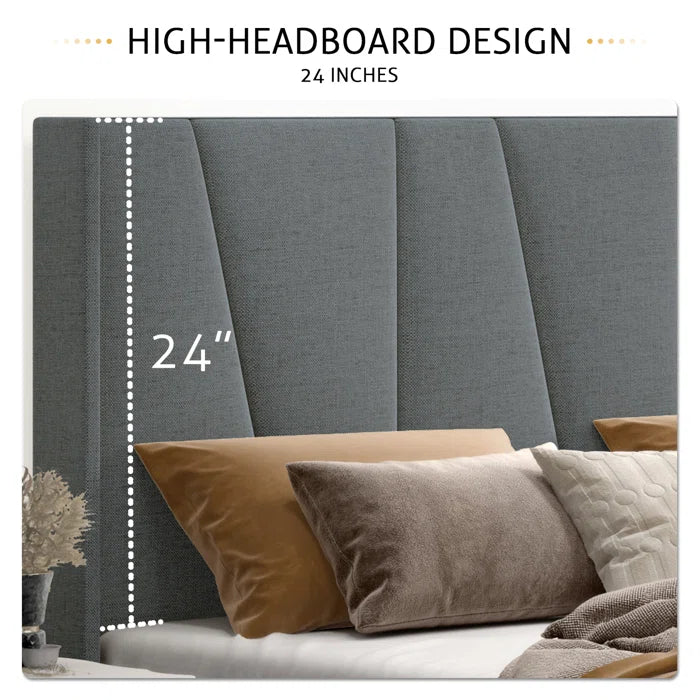 Hydraulic Bed: Mccreight Upholstered Bed