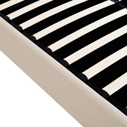 Hydraulic Bed: Upholstered Platform bed with a Hydraulic Storage System