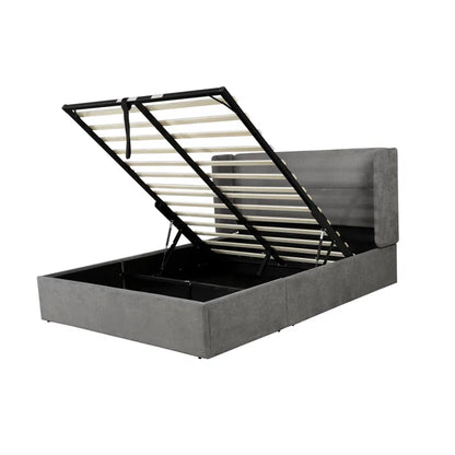 Hydraulic Bed: Upholstered Storage Bed
