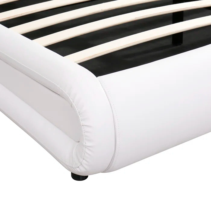 Hydraulic Bed: Upholstered Storage Bed