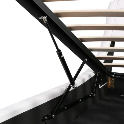 Hydraulic Bed: Upholstered Storage Bed