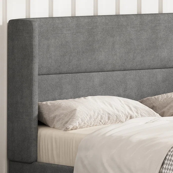 Hydraulic Bed: Upholstered Storage Bed