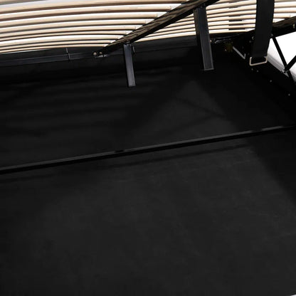 Hydraulic Bed: Upholstered Storage Bed
