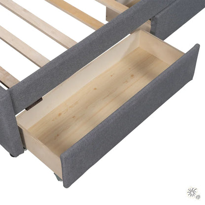 Hydraulic Bed: Upholstered Storage Bed