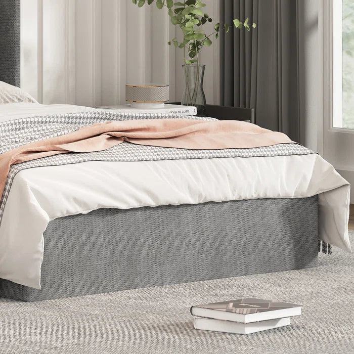 Hydraulic Bed: Upholstered Storage Bed