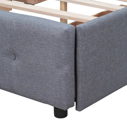 Hydraulic Bed: Upholstered Storage Bed