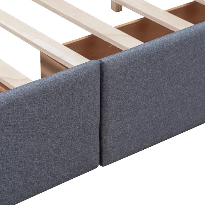 Hydraulic Bed: Upholstered Storage Bed