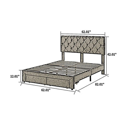 Hydraulic Bed: Upholstered Storage Bed