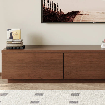 tv panel: Rock panel TV cabinet with stainless electroplated frame, sleek and durable