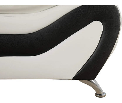 Luxury Sofa Sets: Minimalist Faux Leather 3-Piece Sofa Set – Sofa, Loveseat & Chair