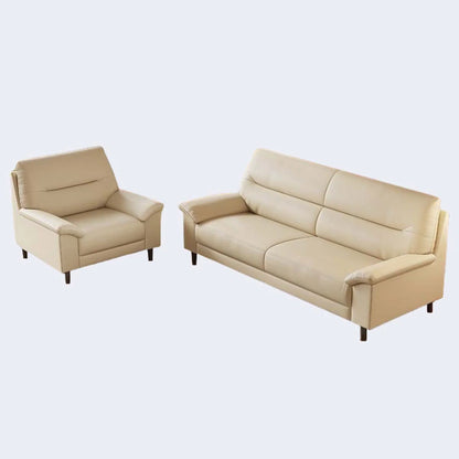 7 Seater Sofa Set: Luxurious Faux Leather Living Room Sofa