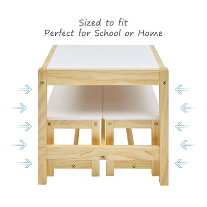 Kids Study Table: 35.43'' Desk Wooden