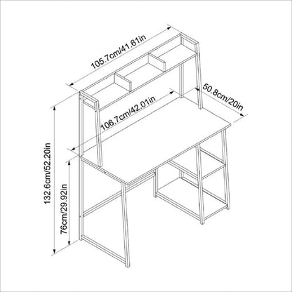 Kids Study Table: 41.5'' Desk