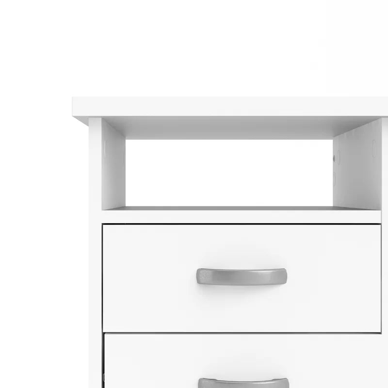 Kids Study Table: 43.03'' Wooden Desk