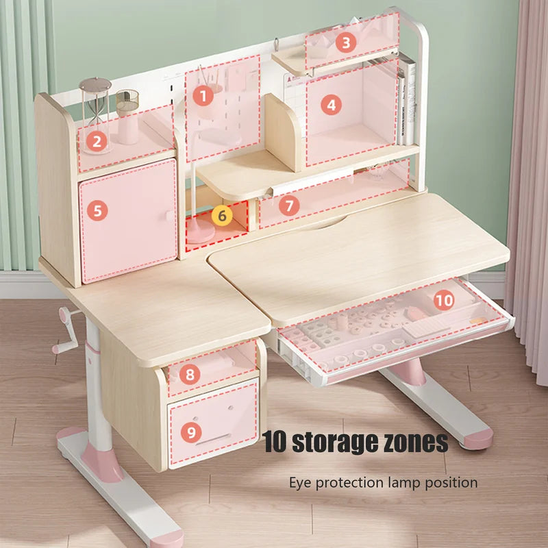 Kids Study Table: 43.3'' Writing Desk