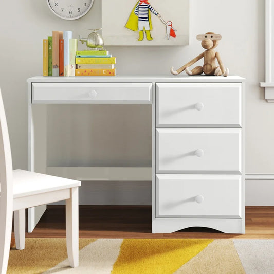 Kids Study Table: 43.5'' Desk White