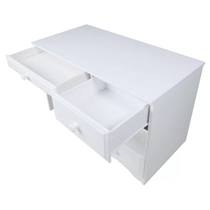Kids Study Table: 43.5'' Desk White